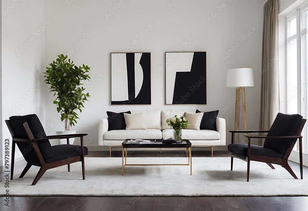 Frame mockup, ISO A paper size. Living room poster mockup. Interior mockup with house white background. Modern interior design. 3D render Frame mockup, ISO A paper size. Living room poster mockup. Interior mockup with house white background. Modern interior design. 3D render