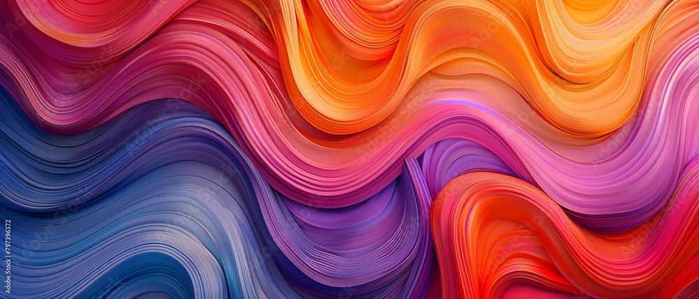 Abstract colorful hair waves pattern background banner Abstract colorful hair waves pattern background banner