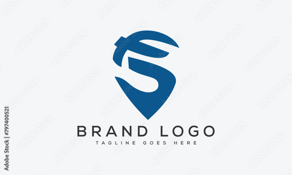 letter FS logo design vector template design for brand letter FS logo design vector template design for brand