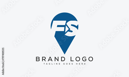 Free Download letter FS logo design vector template design for brand - GFXLoad