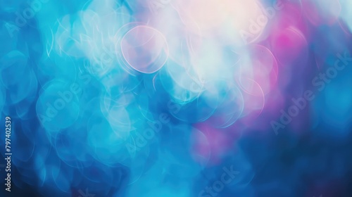 Abstract blur blue background. Gradient pastel background, Template for wedding, anniversary, concept for invitation,Bokeh backgrounds are bursting with color and glamor like a celebration. Suitable 