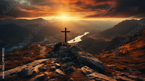 cross on the top