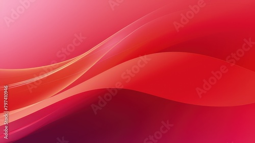 elegant red waves abstract wallpaper