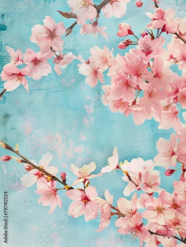 Japanese Cherry Blossom Wallpaper Soft Pink Serene Floral Nature Background