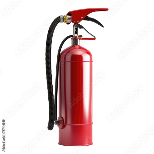 Fire extinguisher isolated on transparent background © AM