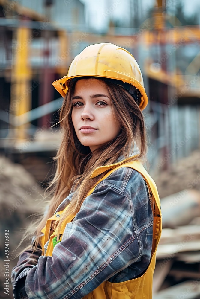woman construction worker 