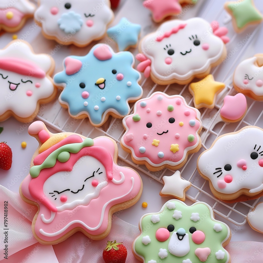 Arte comestible kawaii: Decora tus galletas con creatividad Arte comestible kawaii: Decora tus galletas con creatividad