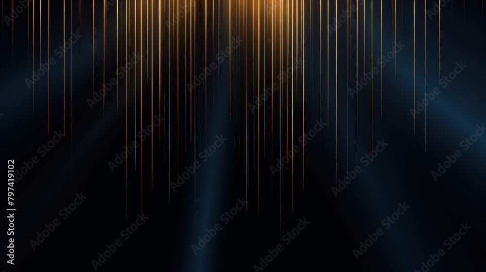 vertical light rays on dark gradient