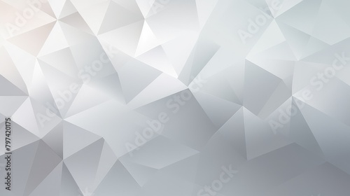 soft grey polygonal texture design background