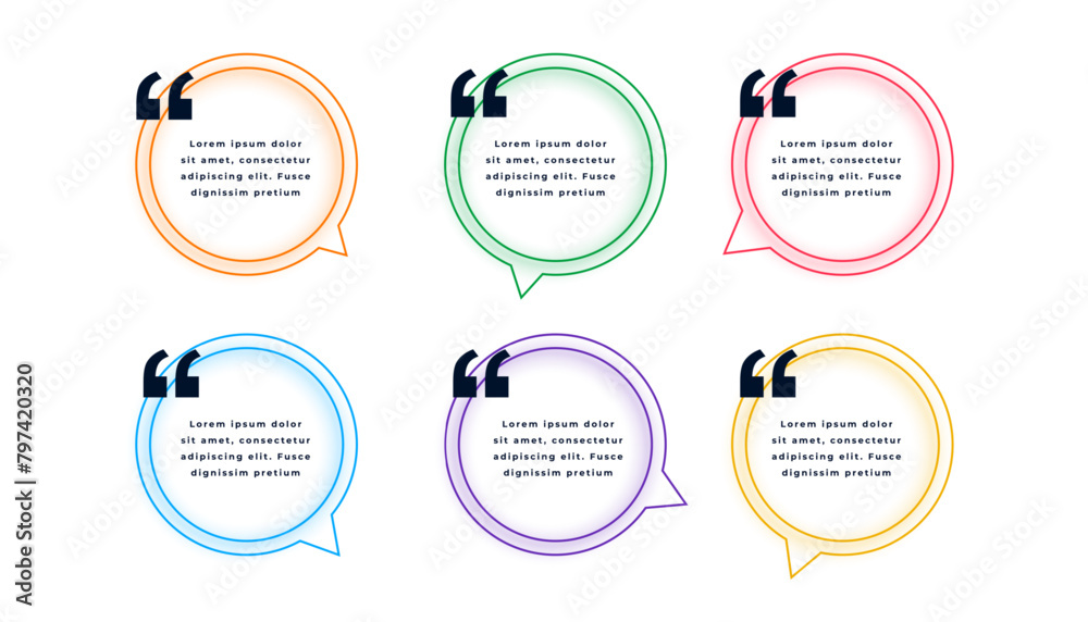 collection of citation chat bubble icon for web speech and suggestion collection of citation chat bubble icon for web speech and suggestion