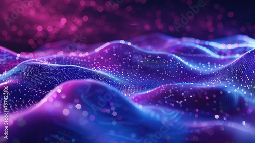 Purple oarnge blue light gardient mesh background nice for wallpaper,card and banner,technology background