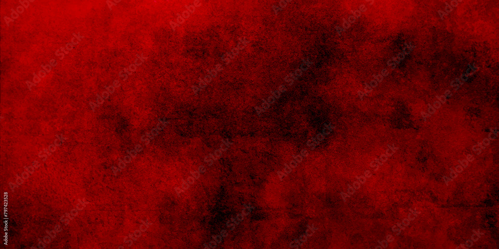 Cement textured red grunge background.