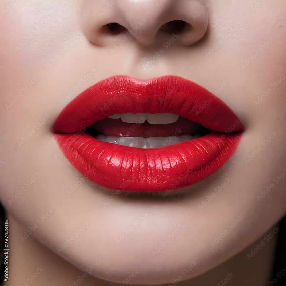 a_close_up_photo_of_woman_in_lipstick_commercial a_close_up_photo_of_woman_in_lipstick_commercial