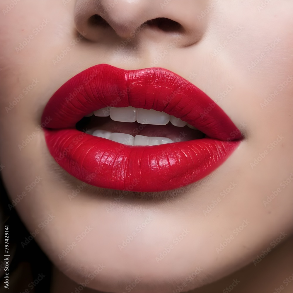 a_close_up_photo_of_woman_in_lipstick_commercial a_close_up_photo_of_woman_in_lipstick_commercial
