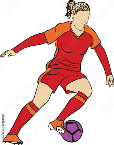 vector soccer player silhouette footballer poster cartoon drawing graphic illustration footbal, soccer