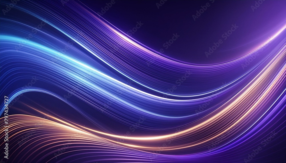 Luminous Legacy: Abstract Luxury Lines on Dark Gradient Luminous Legacy: Abstract Luxury Lines on Dark Gradient