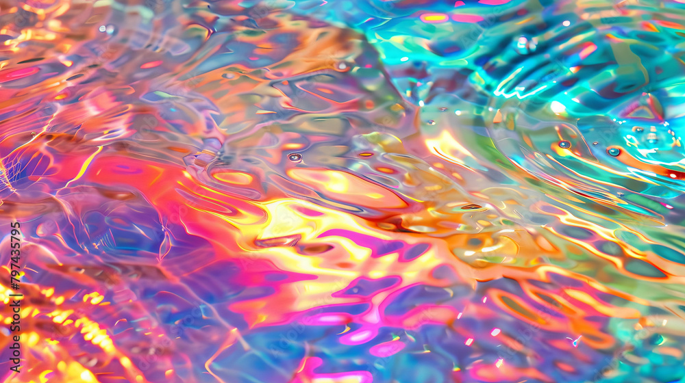Clear Water Rippling with Vivid Light Reflections - Perfect for Relaxation and Wellness Concepts