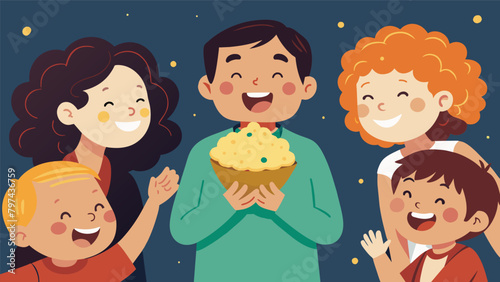 Family and friends cheer and clap as a little one takes their first bite of a crunchy roasted cauliflower floret their taste buds pleasantly