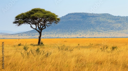   Serengeti National Park in Tanzania 