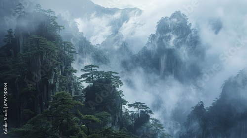   Mount Huangshan in China 