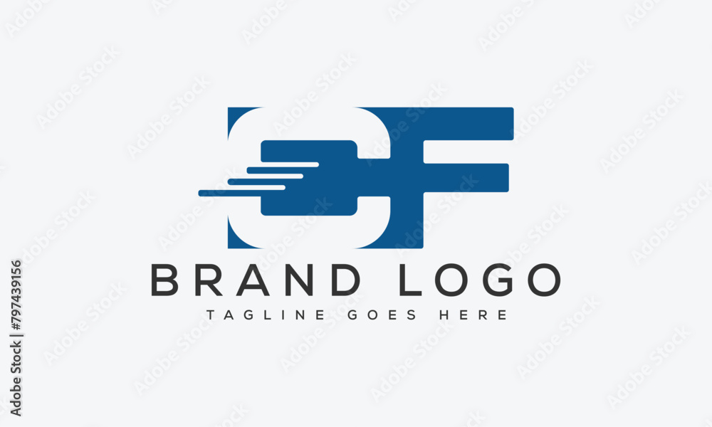 letter CF logo design vector template design for brand letter CF logo design vector template design for brand