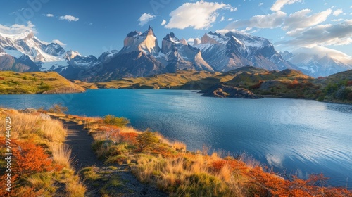   Torres del Paine National Park in Chile 
