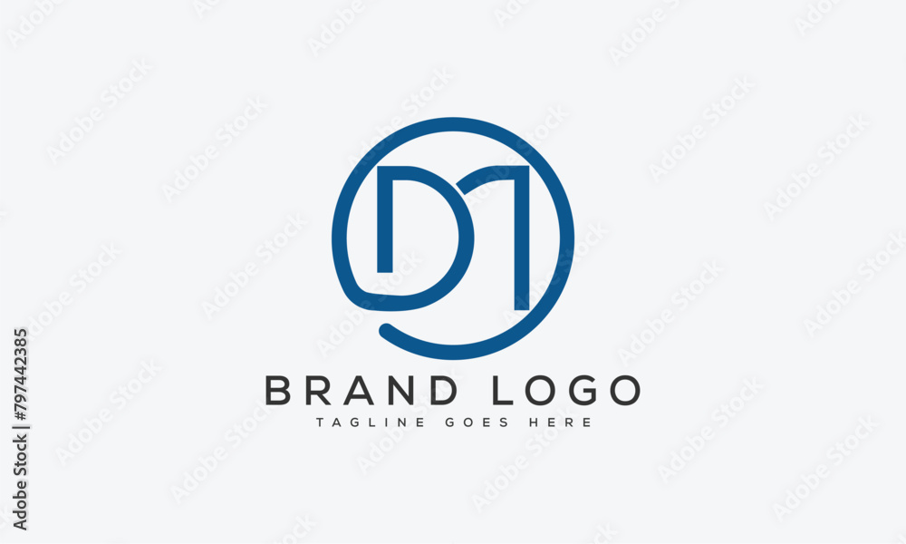 letter DM logo design vector template design for brand letter DM logo design vector template design for brand