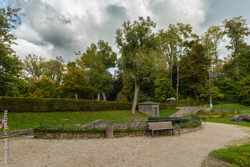 The historical spring park Kronthal, Kronberg im Taunus, Germany