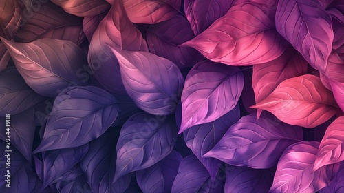 Abstract leaves background  a pattern that echoes nature s colors. Colorful plant texture  a representation of leaf design.