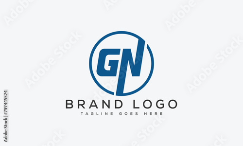 Free Download letter GN logo design vector template design for brand - GFXLoad