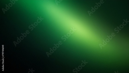 Noise Texture Effect: Green Gradient Glowing Light and Dark Background