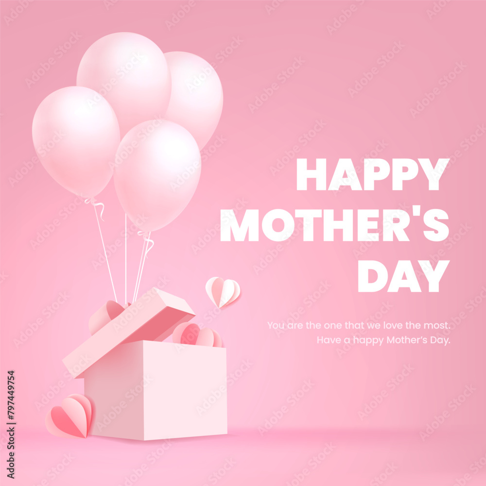 Elegant Mother's Day greeting design template