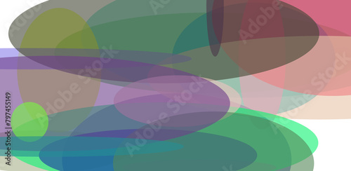 abstract colorful background with circles