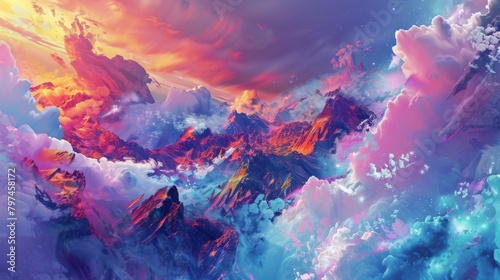 Modern HD Digital Art for Design Backdrop Background Wallpaper