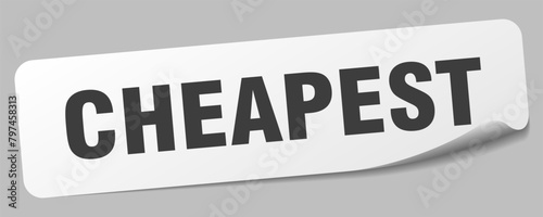 cheapest sticker. cheapest label