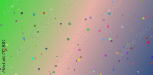confetti on colorful background