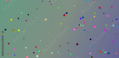 confetti on colorful background
