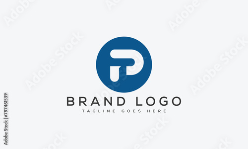 letter TP logo design vector template design for brand