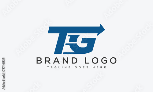letter TG logo design vector template design for brand