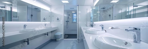 Hygiene practices are essential for preventing disease, with innovations in antimicrobial surfaces and personal sanitization devices enhancing public health safety, all supported by a hitech concept photo