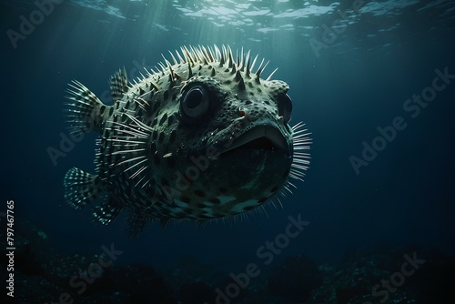 Porcupine fish  photo