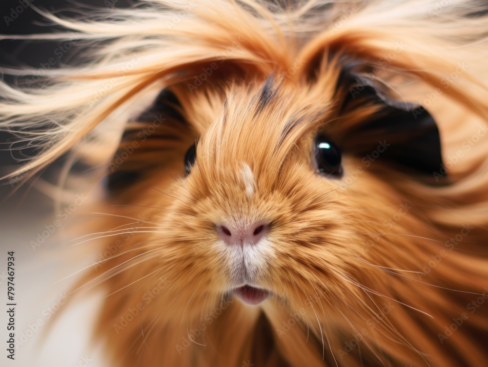 a close up of a guinea pig a close up of a guinea pig
