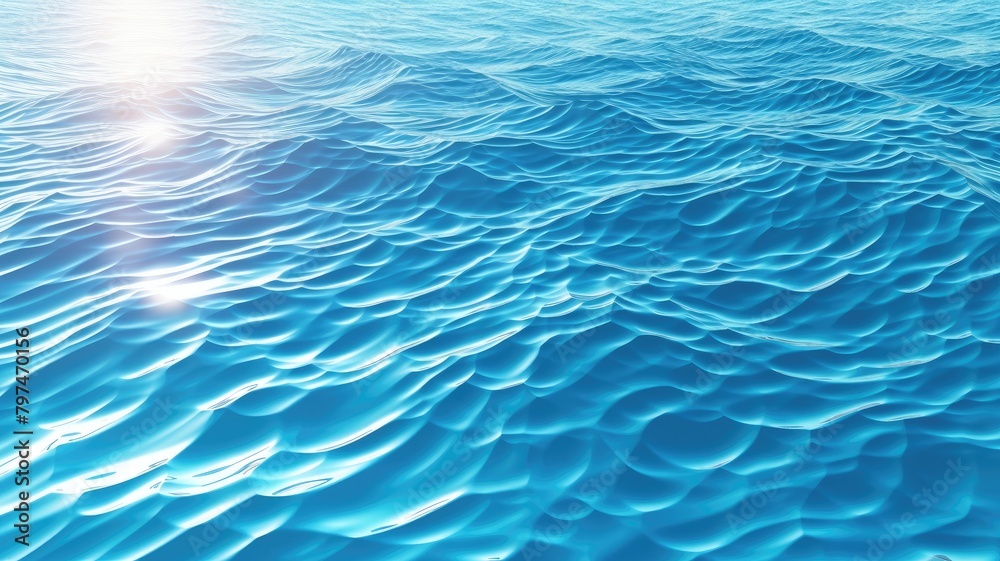 Sunlit ocean waves with light dancing on serene ripples, ideal for dynamic and tranquil backgrounds Sunlit ocean waves with light dancing on serene ripples, ideal for dynamic and tranquil backgrounds