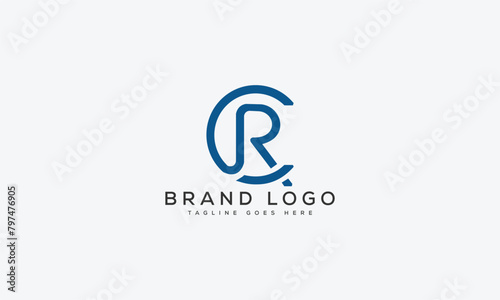 letter RC logo design vector template design for brand.