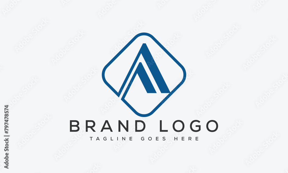 letter AA logo design vector template design for brand