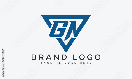 Free Download letter GN logo design vector template design for brand - GFXLoad