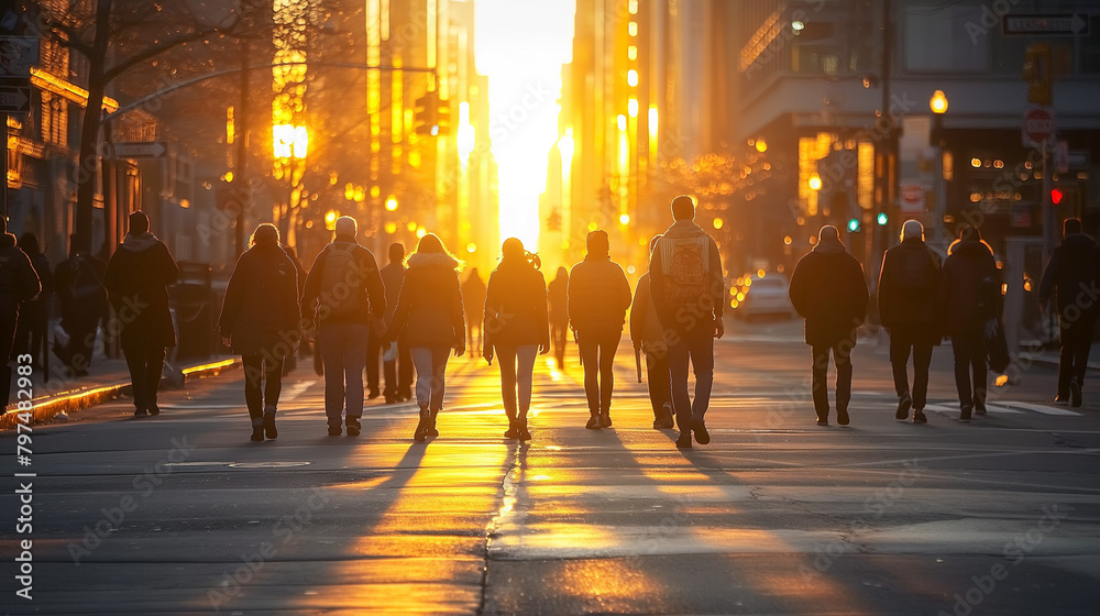 Moving people in urban environment.