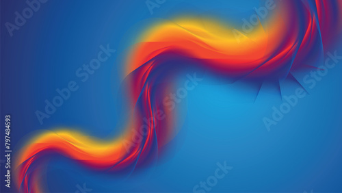 4K Abstract background wallpaper colorful design, colored shapes and textures.