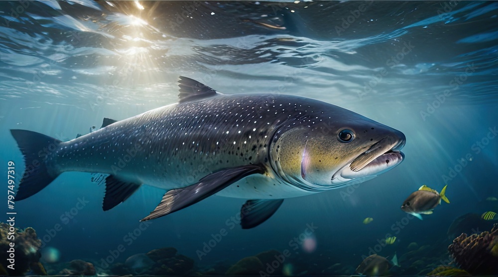 Fototapeta premium fish in the sea