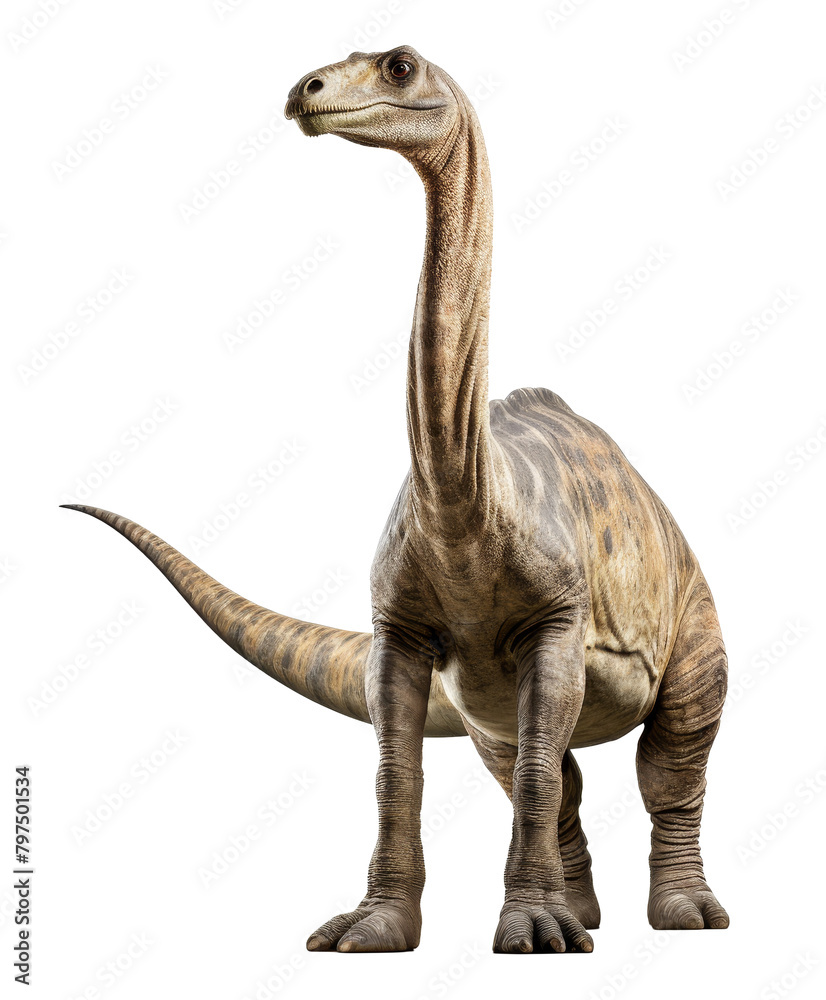 Fototapeta premium brachiosaurus dinosaur isolated on transparent background
